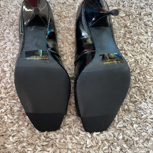 Black Open Toed Heels - Picture 3 of 5